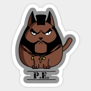 P.E. the Cat Sticker